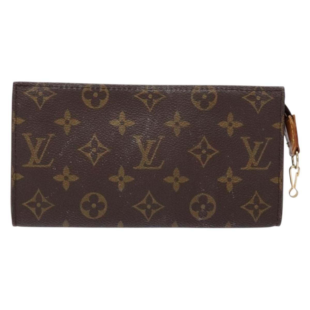 LOUIS VUITTON Monogram Bucket GM Accessory Pouch LV Auth sw1448