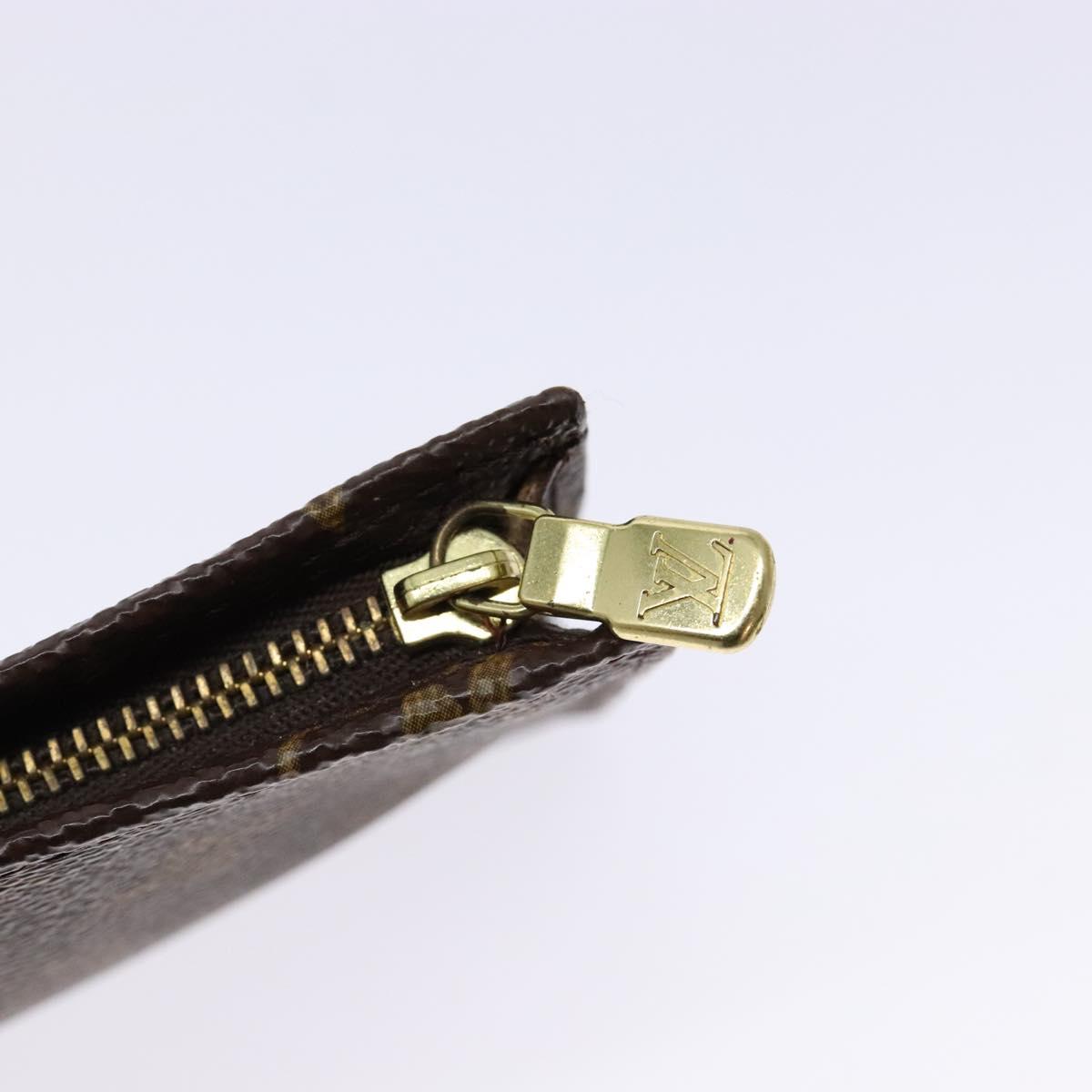 LOUIS VUITTON Monogram Bucket GM Accessory Pouch LV Auth sw1449