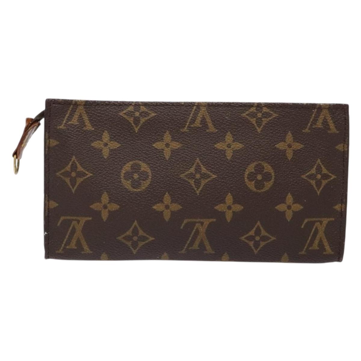 LOUIS VUITTON Monogram Bucket GM Accessory Pouch LV Auth sw1449