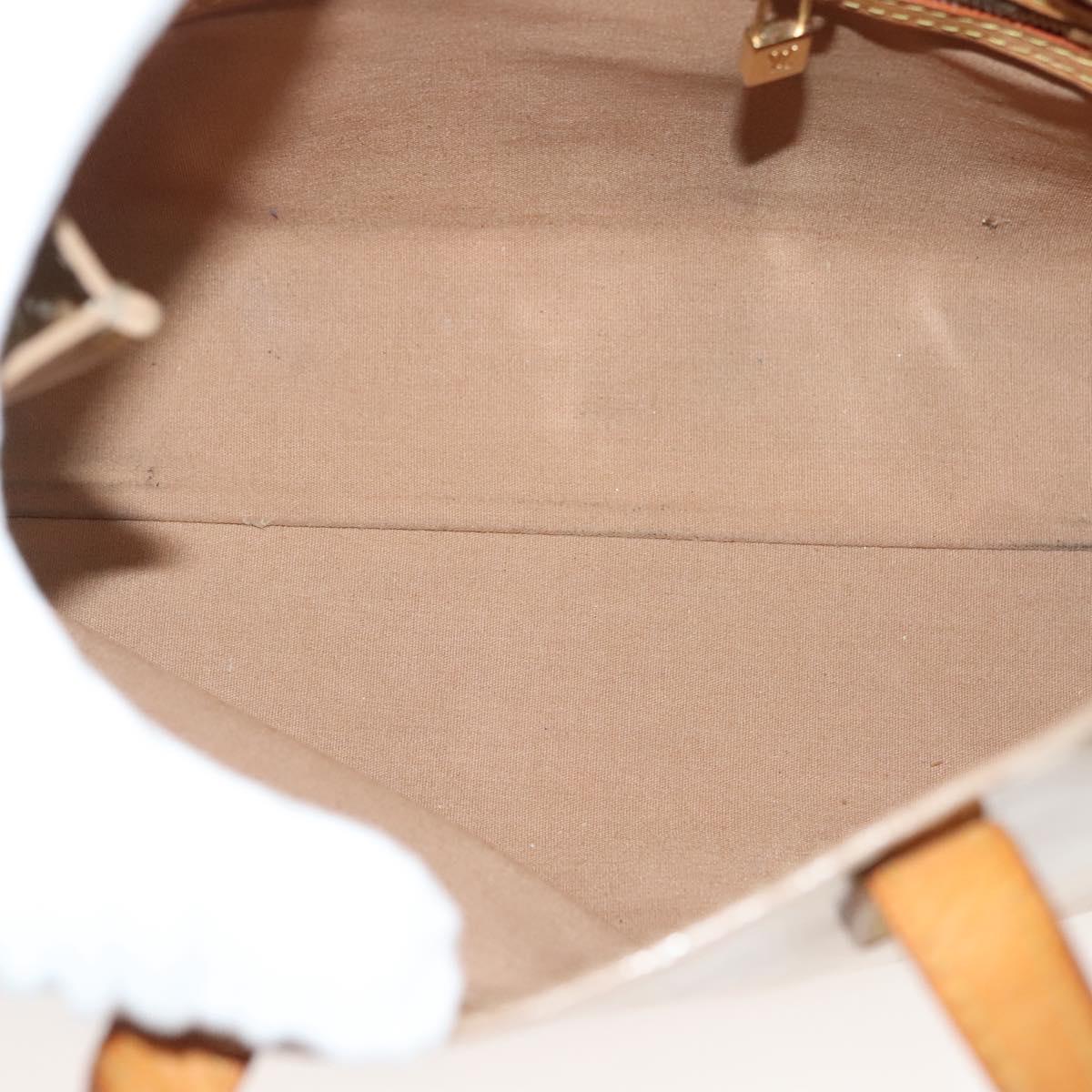 LOUIS VUITTON Monogram Vernis Reade PM Hand Bag Noisette M91334 LV Auth SW1451