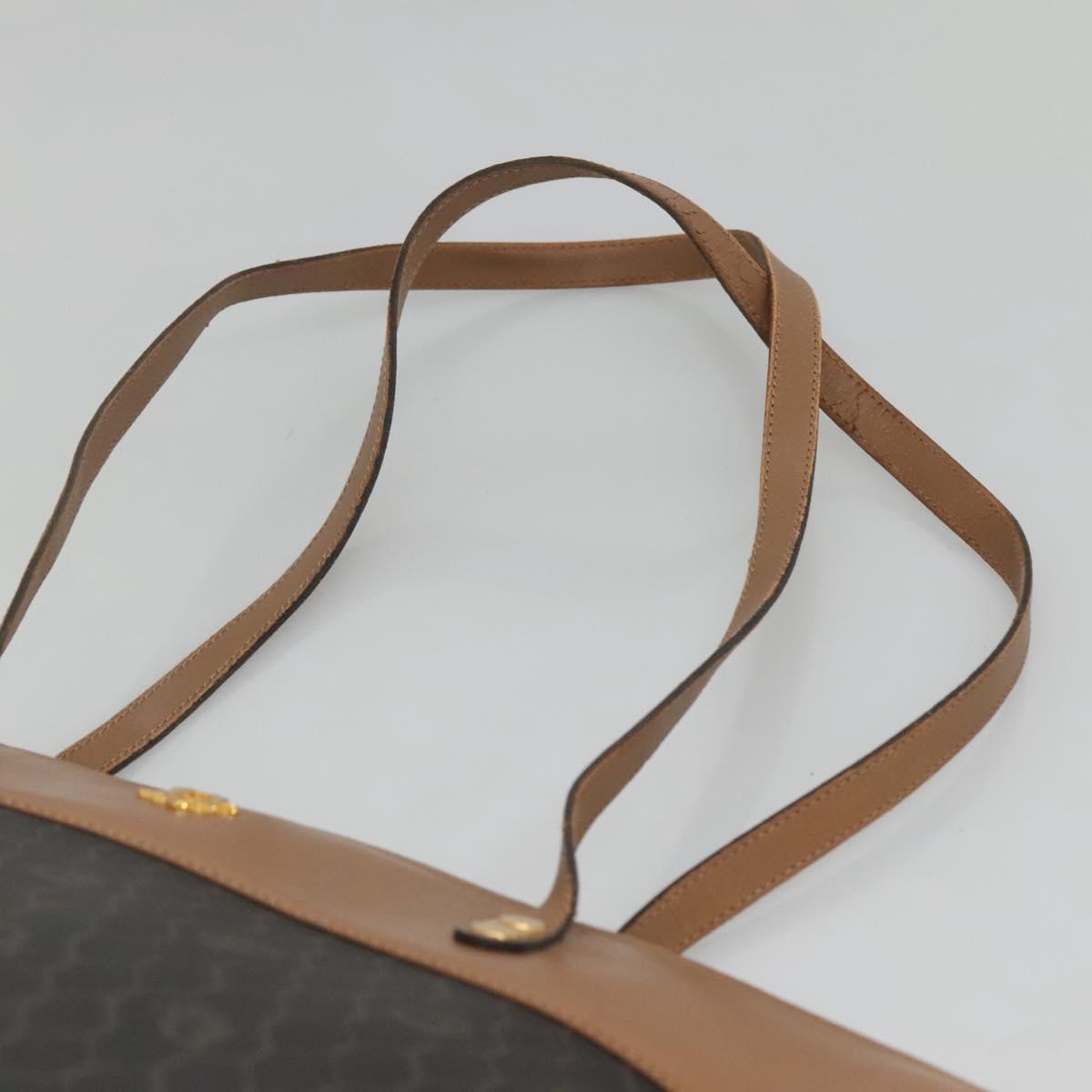 Christian Dior Honeycomb Canvas Tote Bag PVC Black Gold Auth SW1460