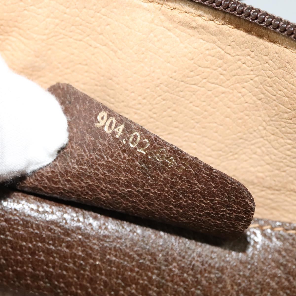 GUCCI GG Supreme Web Sherry Line Shoulder Bag PVC Beige 904 02 047 Auth sw151