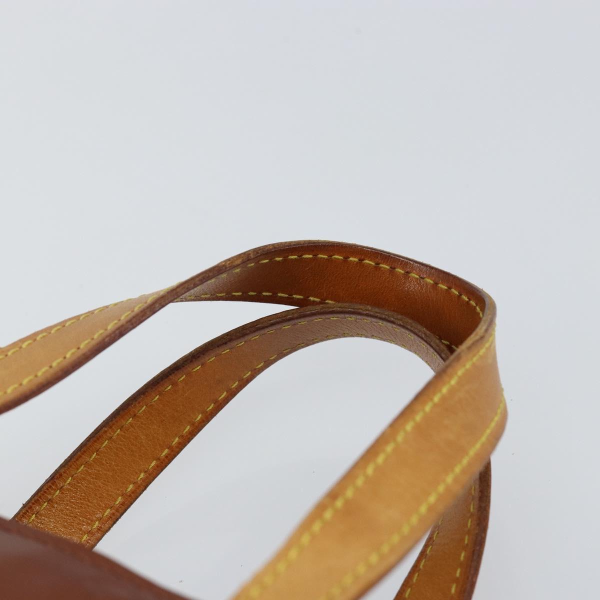 LOUIS VUITTON Monogram Vernis Reade PM Hand Bag Bronze M91146 LV Auth SW1525