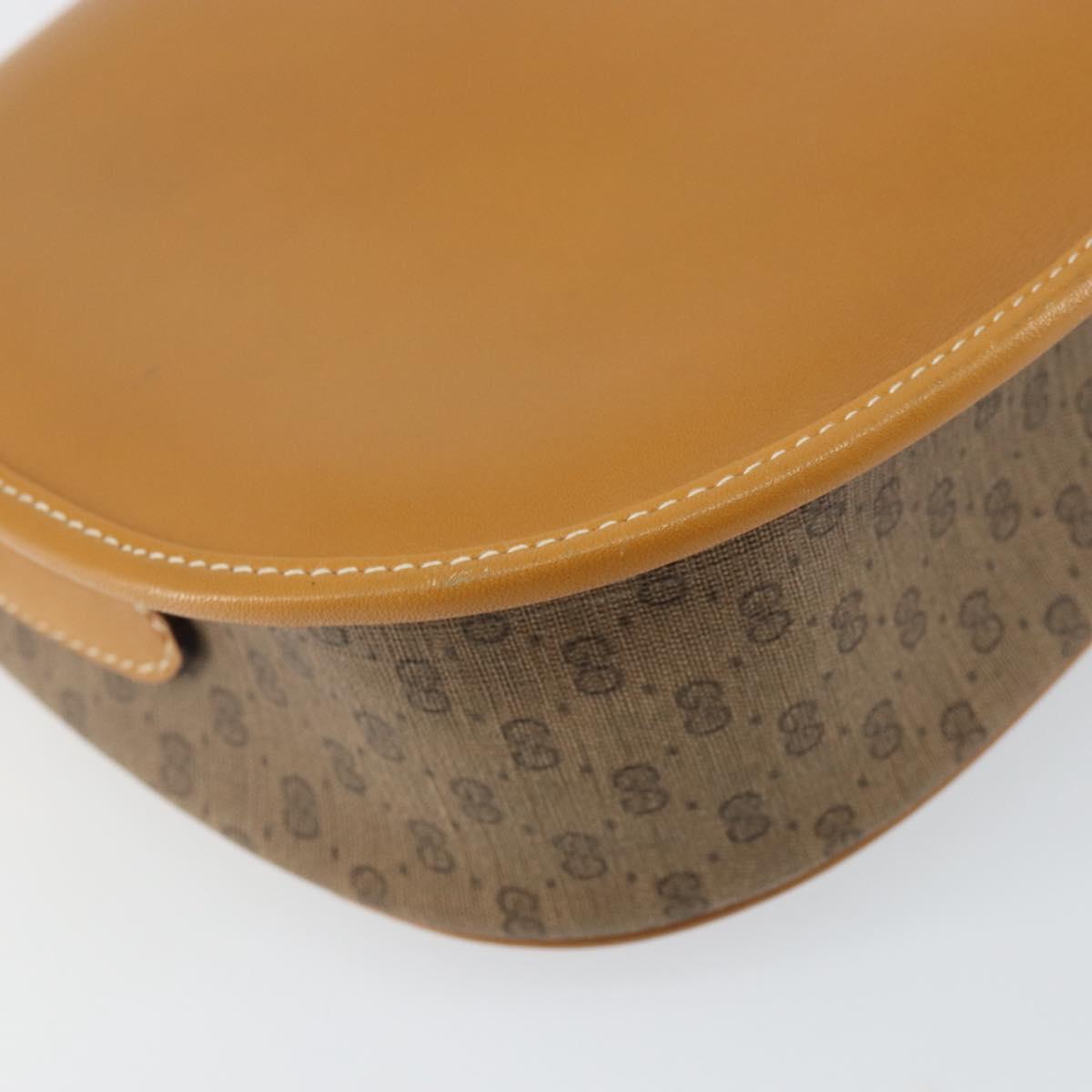 GUCCI Micro GG Supreme Shoulder Bag PVC Beige Gold 007 115 0074 Auth SW1540