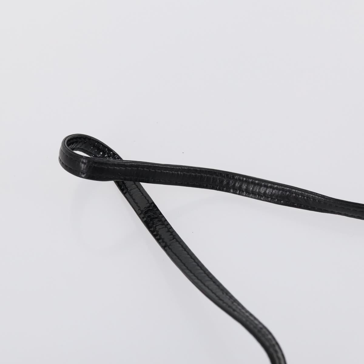 GIVENCHY Shoulder Bag Leather 2Set Black Auth SW1560