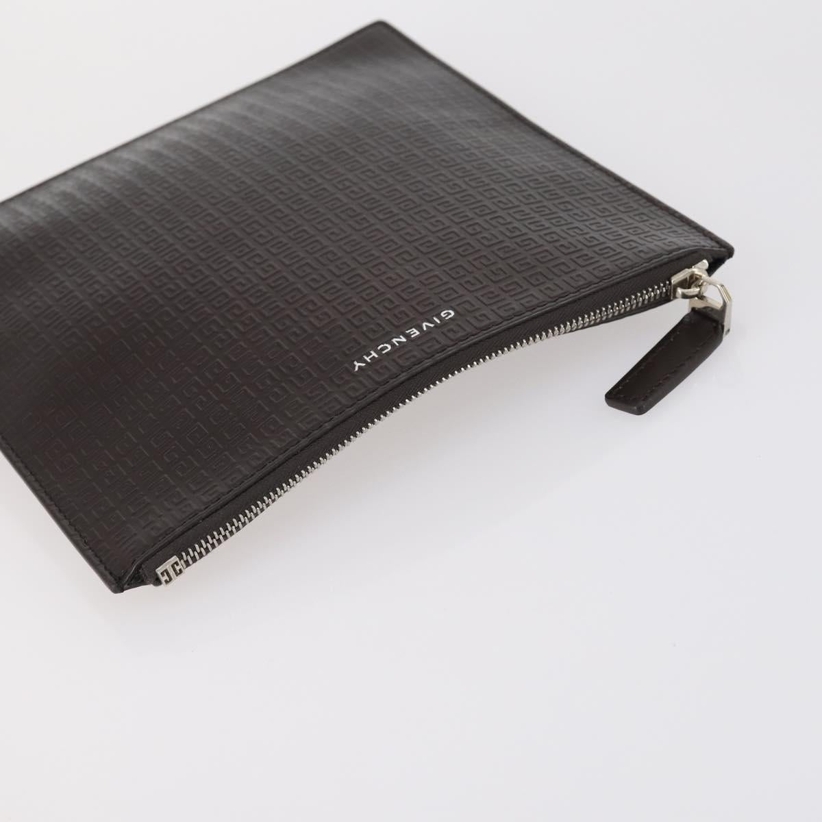 GIVENCHY Shoulder Bag Leather 2Set Black Auth SW1560