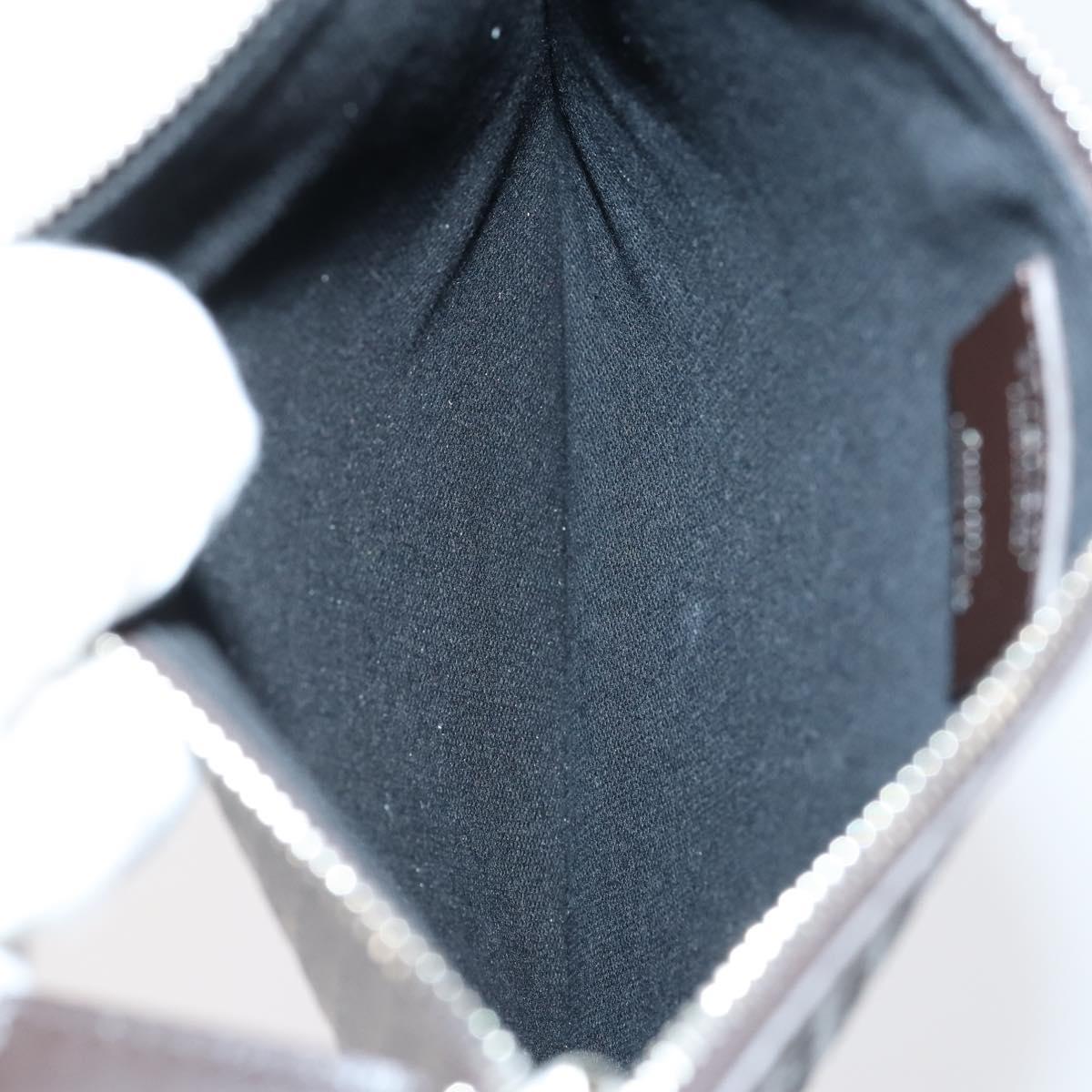 GIVENCHY Shoulder Bag Leather 2Set Black Auth SW1560