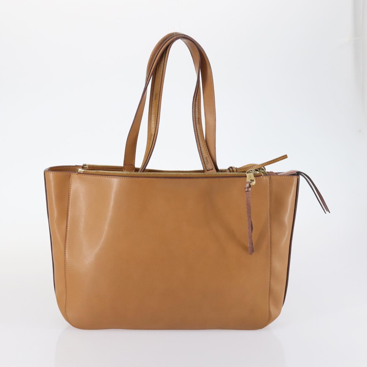 Chloe Gucci Hand Bag Leather 2Set Brown Auth SW1566