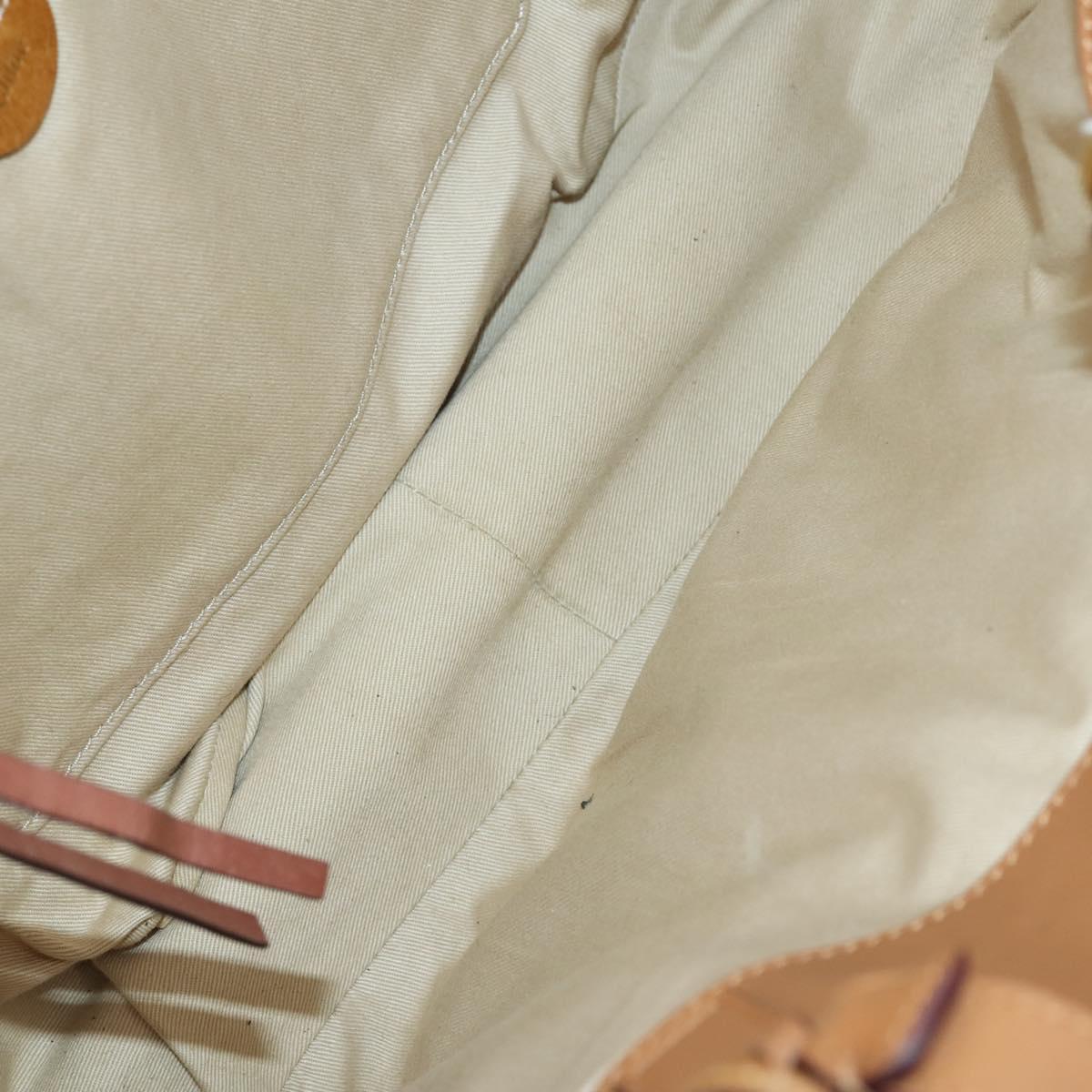 Chloe Gucci Hand Bag Leather 2Set Brown Auth SW1566