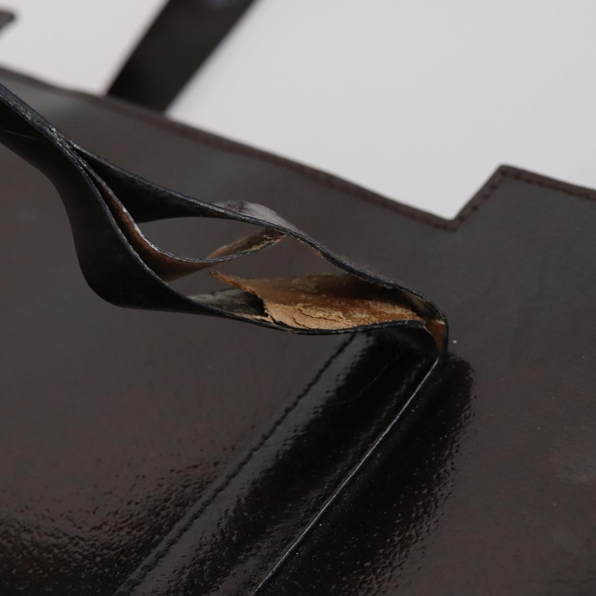 Chloe Gucci Hand Bag Leather 2Set Brown Auth SW1566