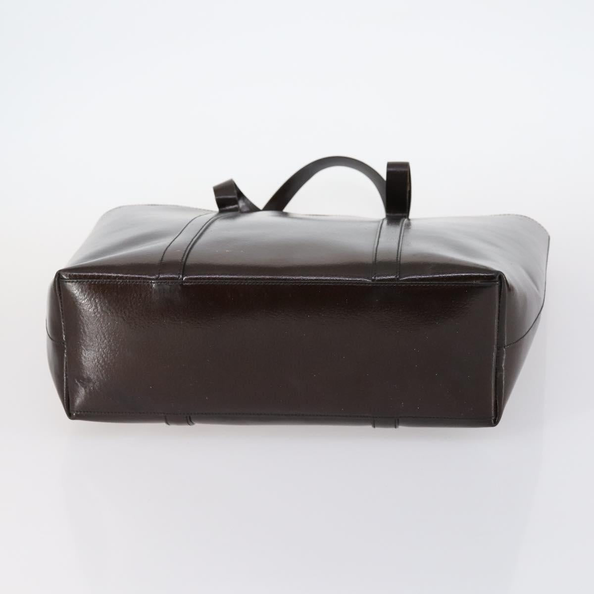 Chloe Gucci Hand Bag Leather 2Set Brown Auth SW1566