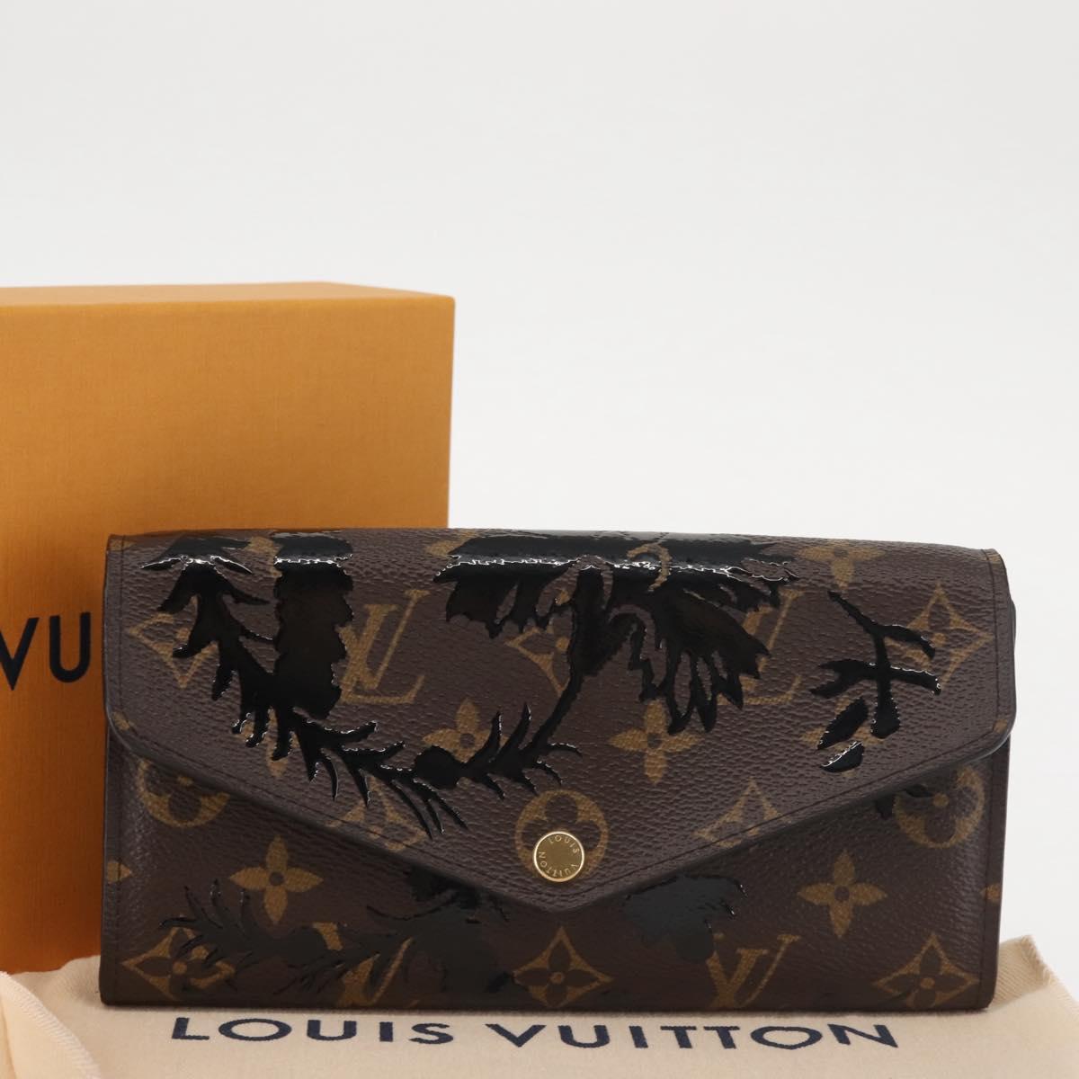 LOUIS VUITTON Monogram Blossom Portefeuille Sarah Long Wallet M62099 Auth sw1577