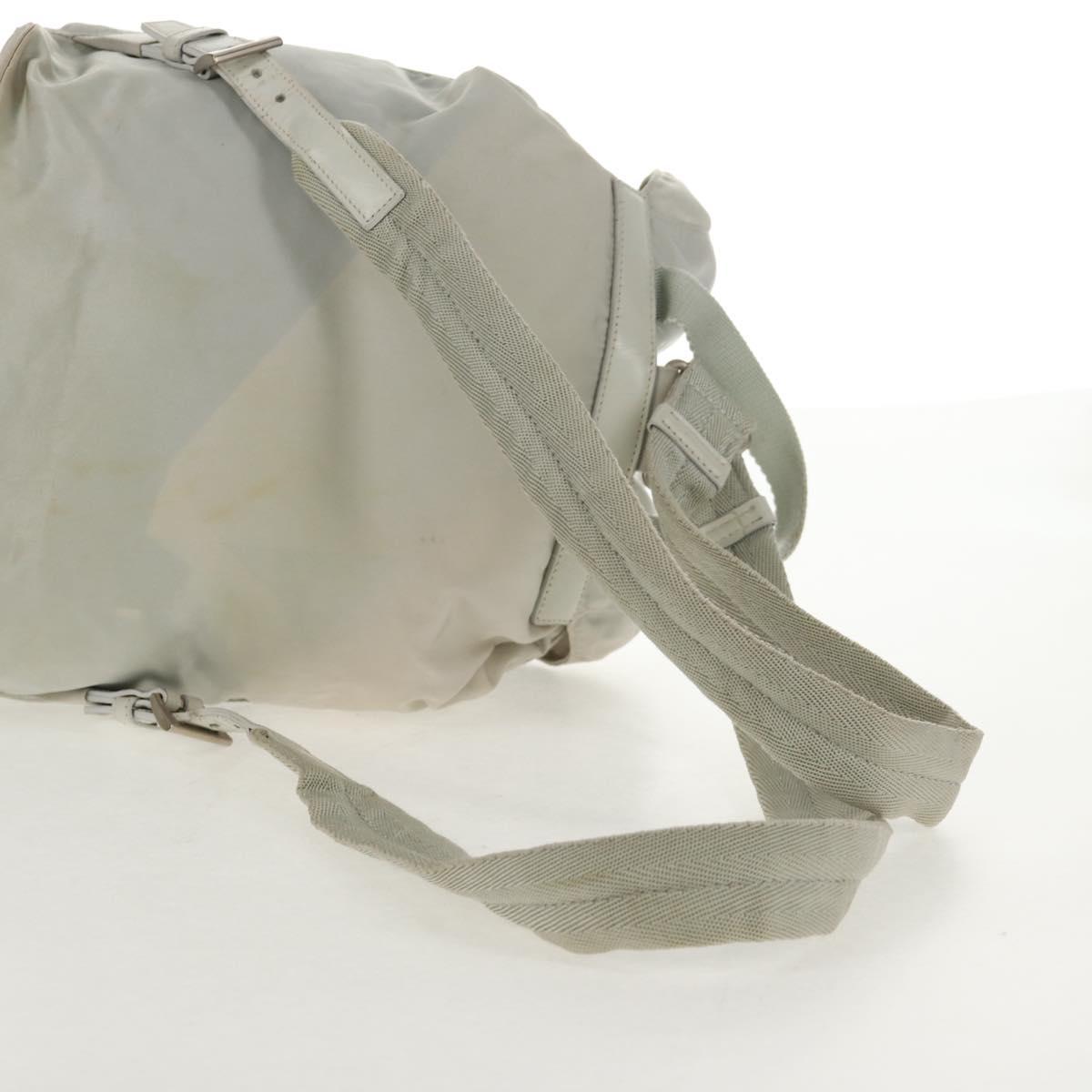 PRADA Backpack Nylon Gray Auth sw1586