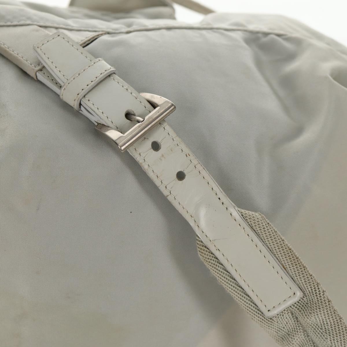 PRADA Backpack Nylon Gray Auth sw1586