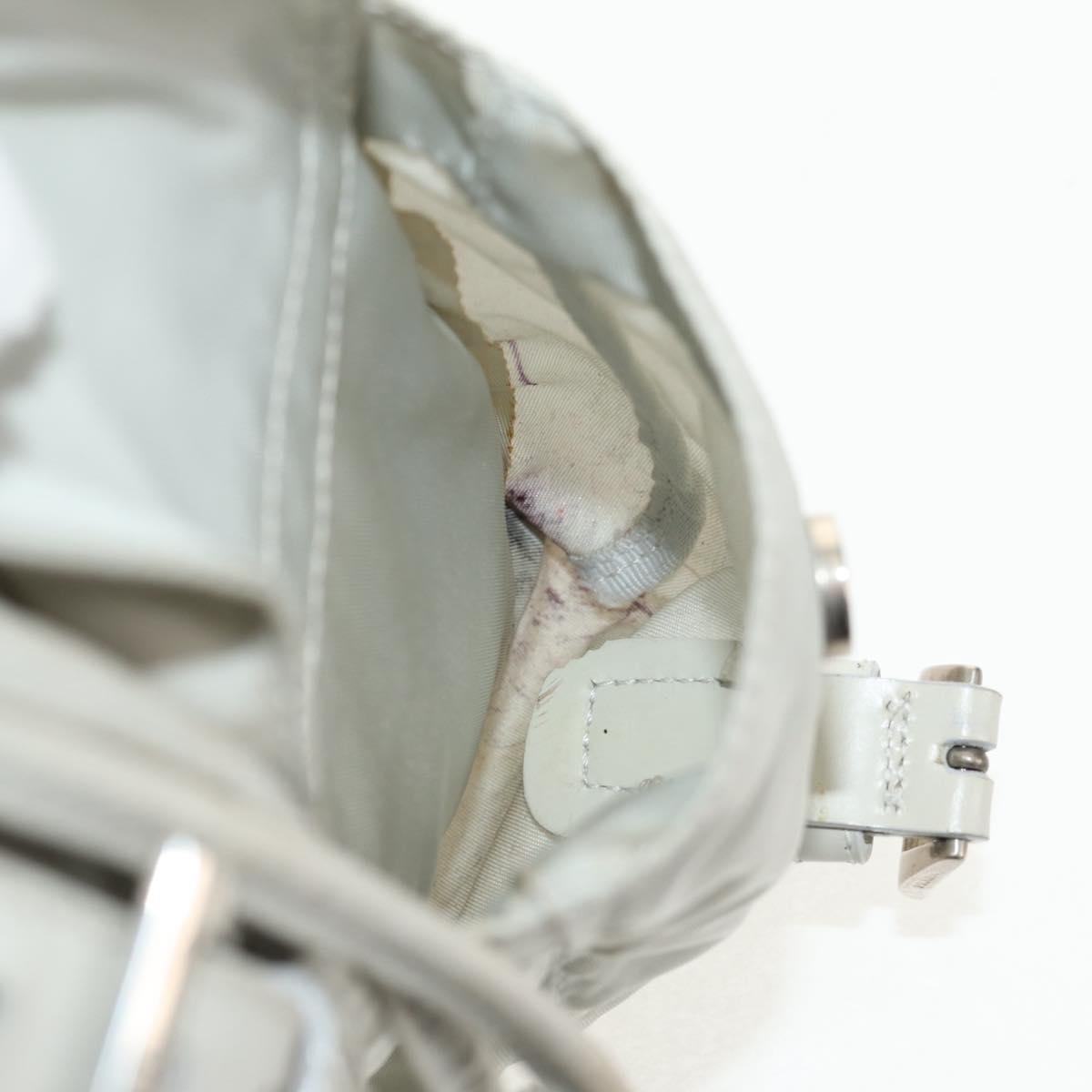 PRADA Backpack Nylon Gray Auth sw1586