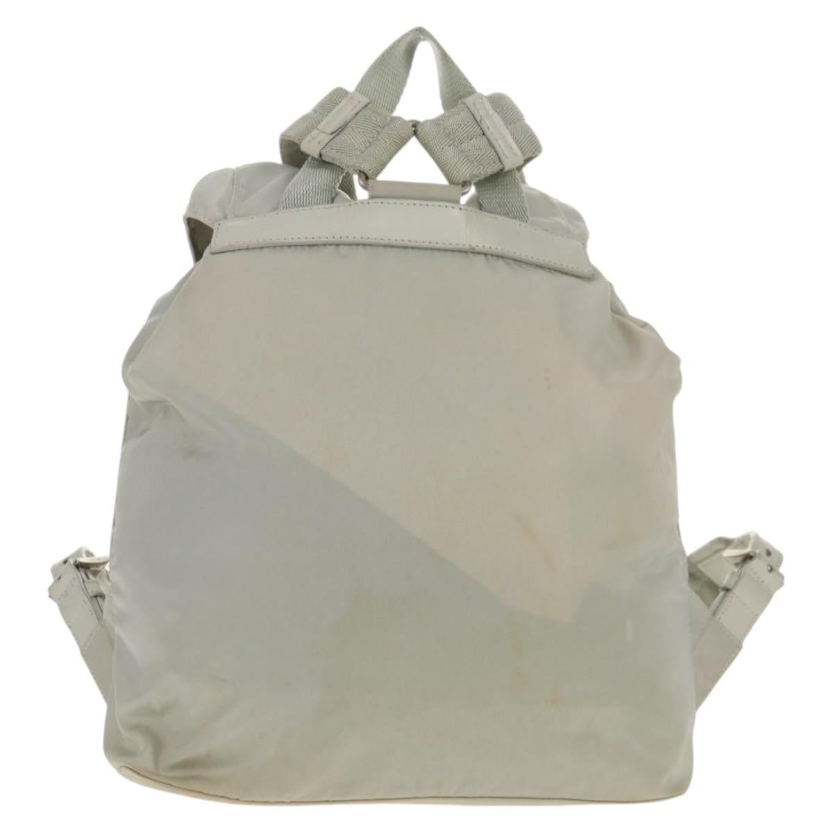 PRADA Backpack Nylon Gray Auth sw1586