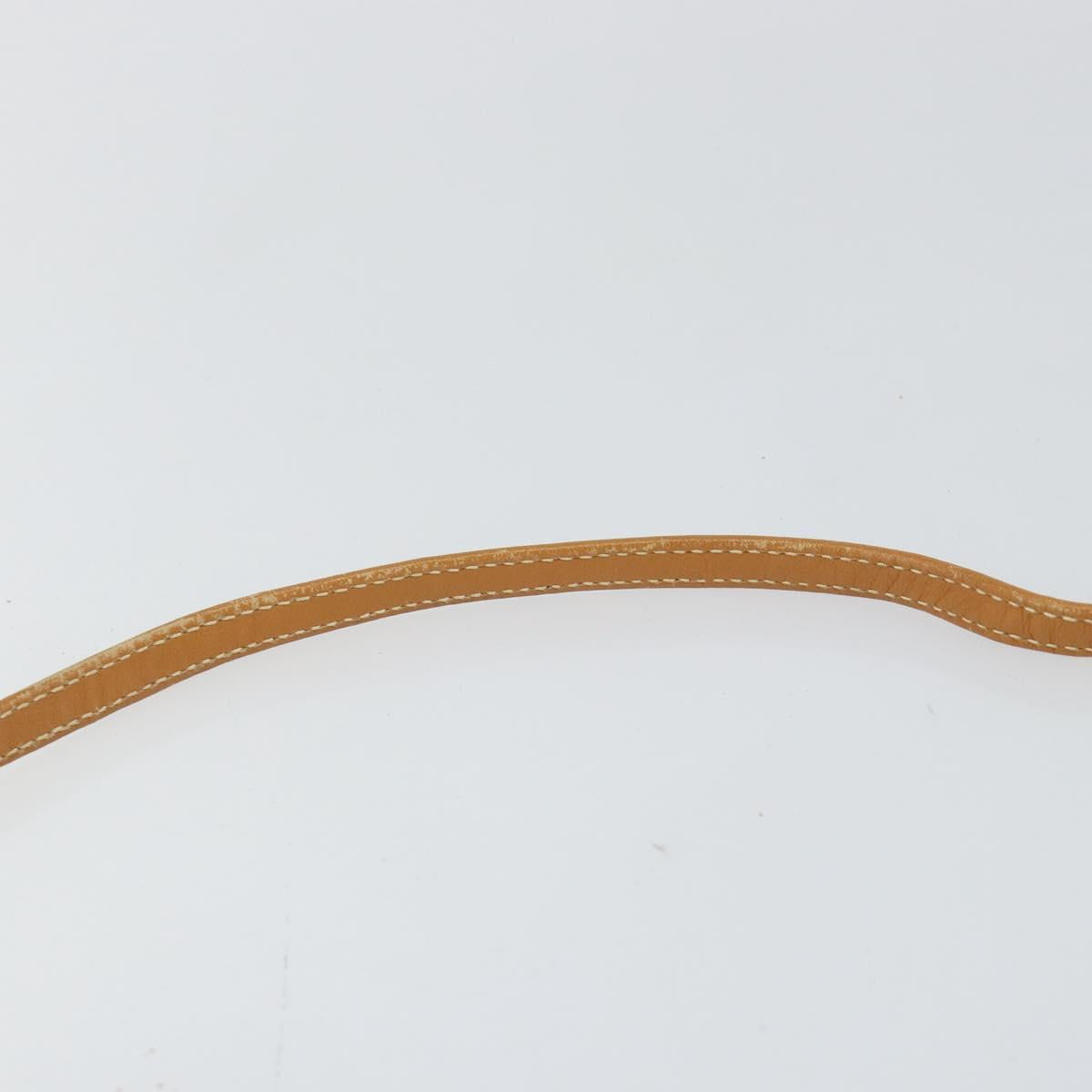 GUCCI Micro GG Canvas Shoulder Bag PVC Leather Brown Auth sw1591