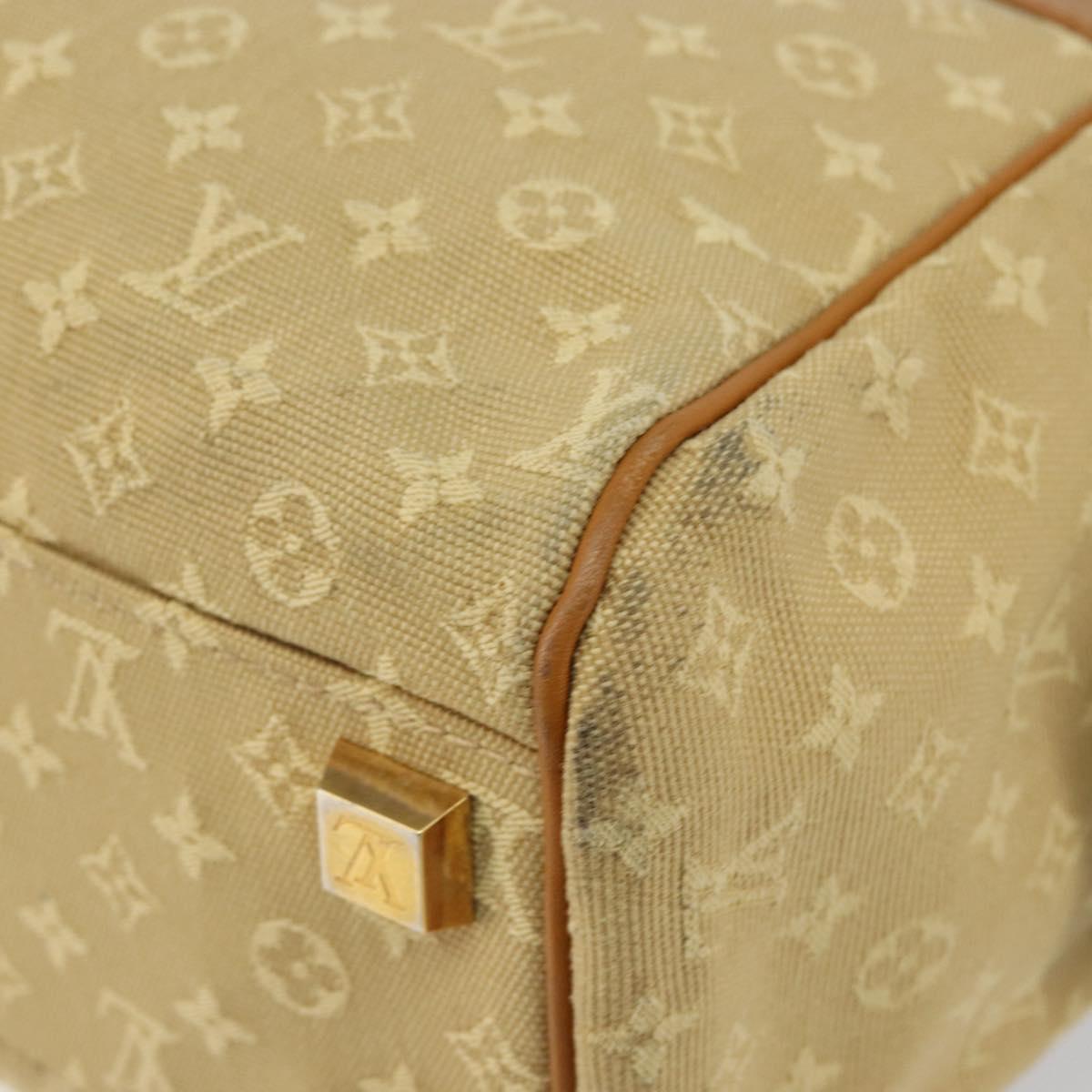 LOUIS VUITTON Monogram Mini Josephine PM Hand Bag Beige M92416 LV Auth sw1599