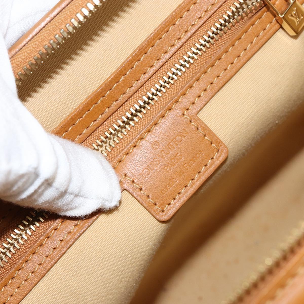 LOUIS VUITTON Monogram Mini Josephine PM Hand Bag Beige M92416 LV Auth sw1599