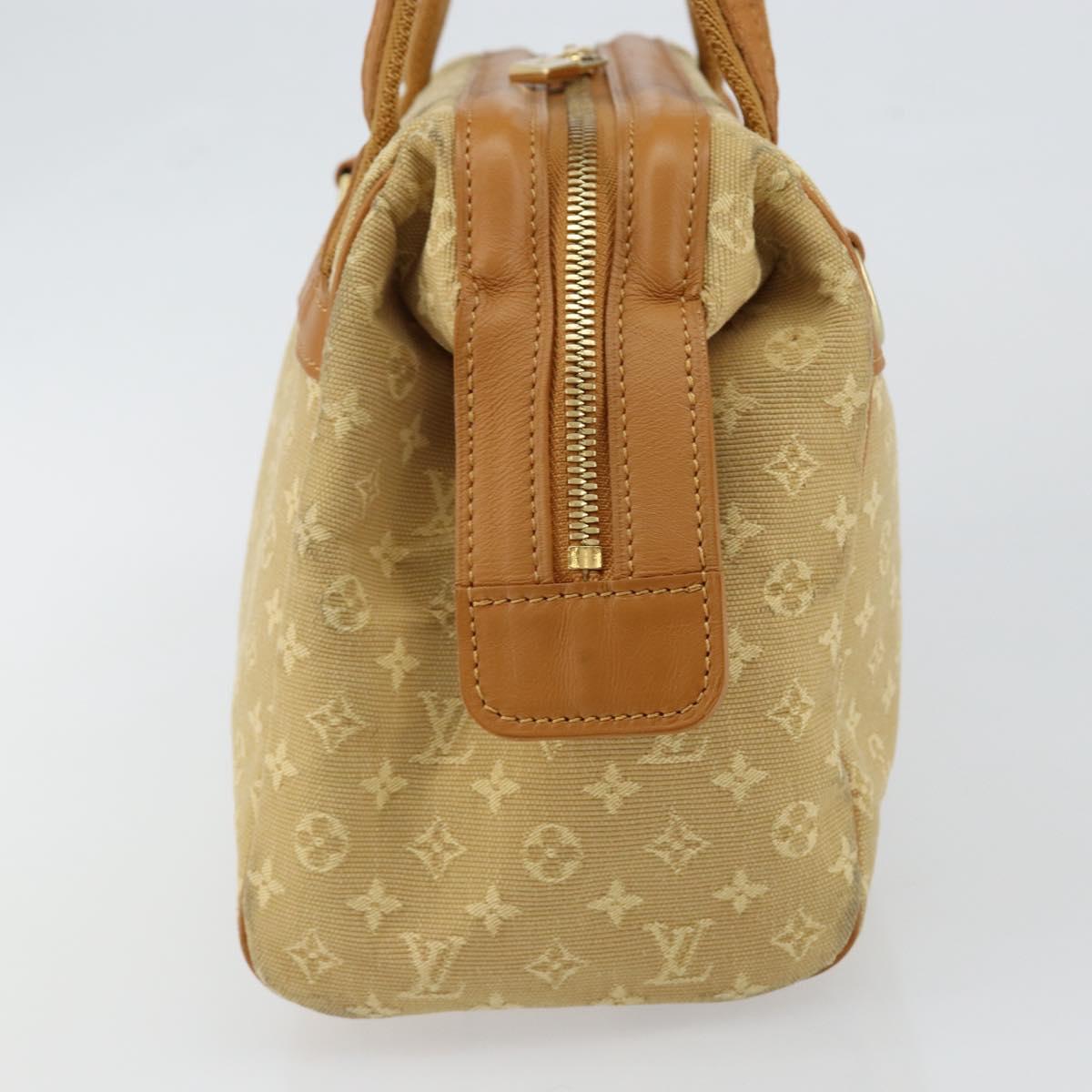 LOUIS VUITTON Monogram Mini Josephine PM Hand Bag Beige M92416 LV Auth sw1599