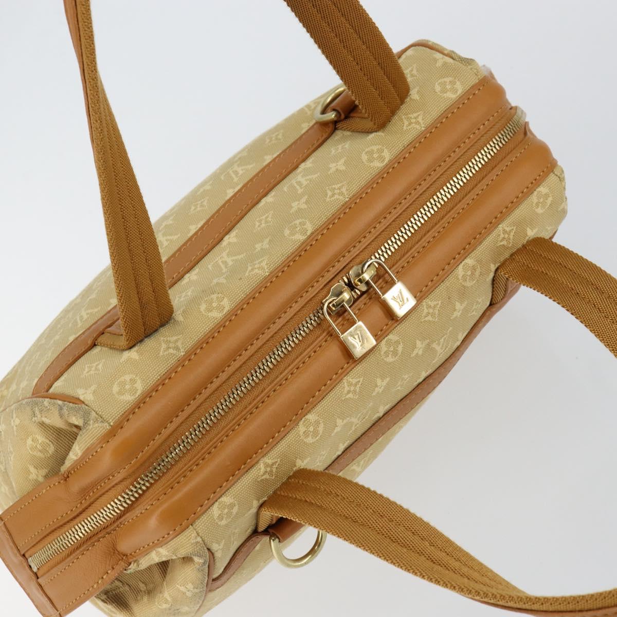 LOUIS VUITTON Monogram Mini Josephine PM Hand Bag Beige M92416 LV Auth sw1599