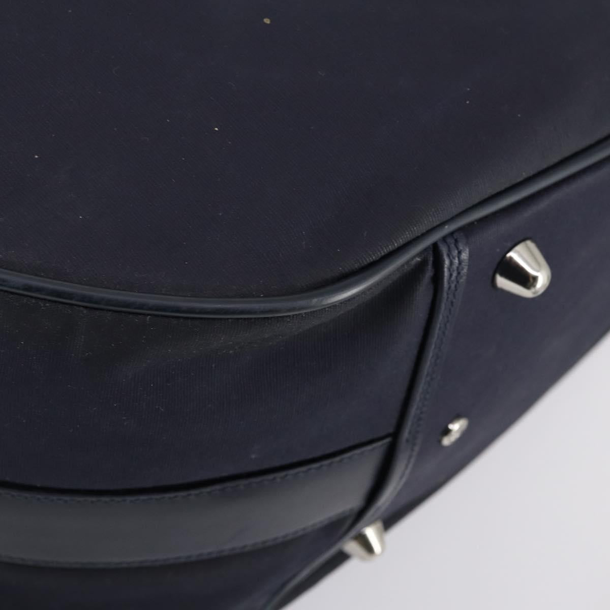 GUCCI travel Boston Bag Coated Canvas Navy Auth sw1600