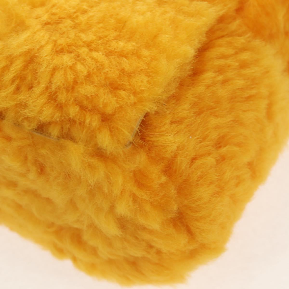 BOTTEGA VENETA MAXI INTRECCIATO The Alco Bag Mouton Yellow 652867 Auth sw1604M