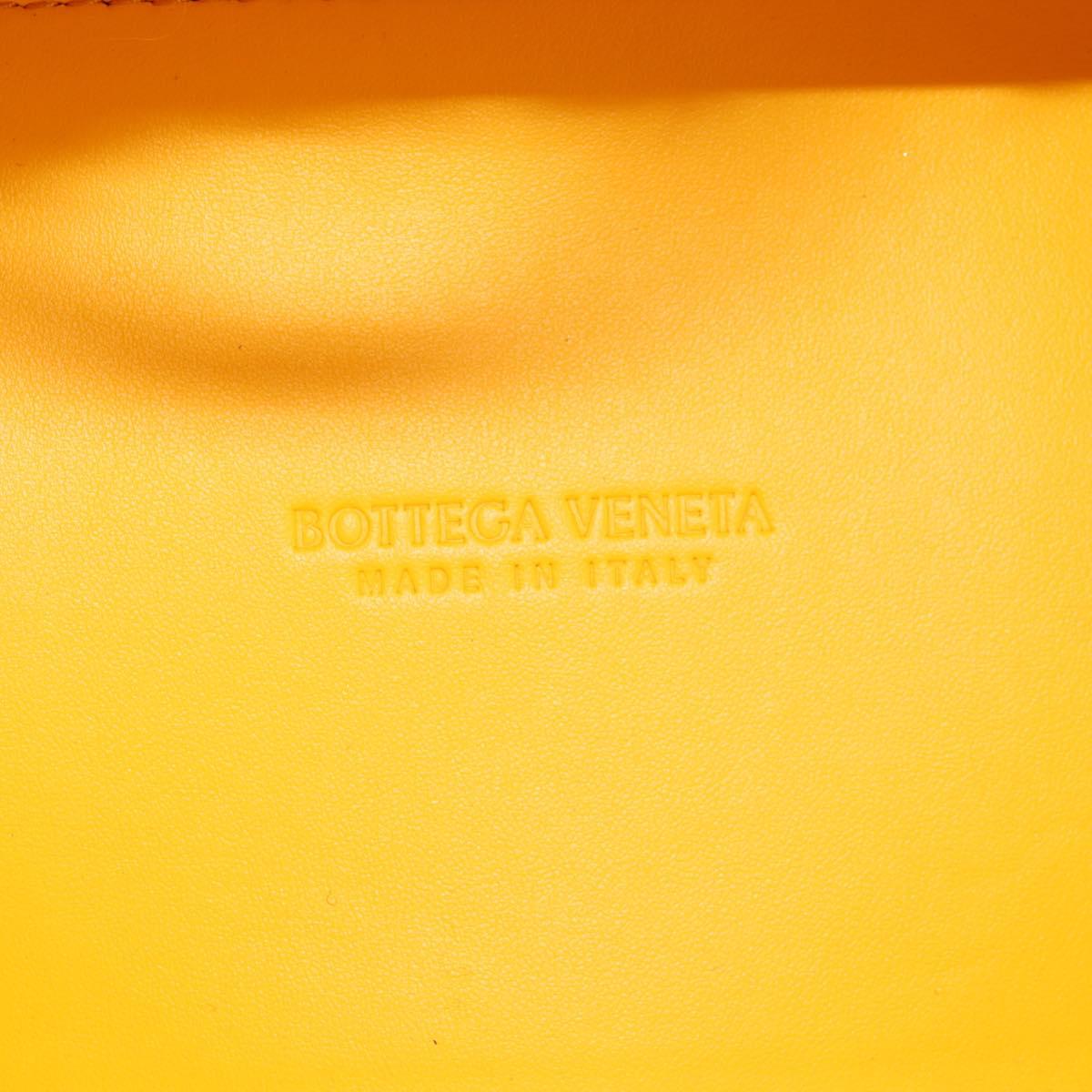 BOTTEGA VENETA MAXI INTRECCIATO The Alco Bag Mouton Yellow 652867 Auth sw1604M