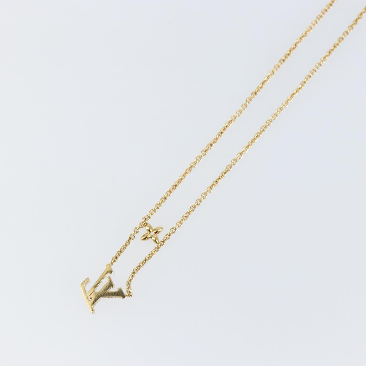 LOUIS VUITTON Necklace LV Iconic Necklace metal Gold M00596 LV Auth sw1606