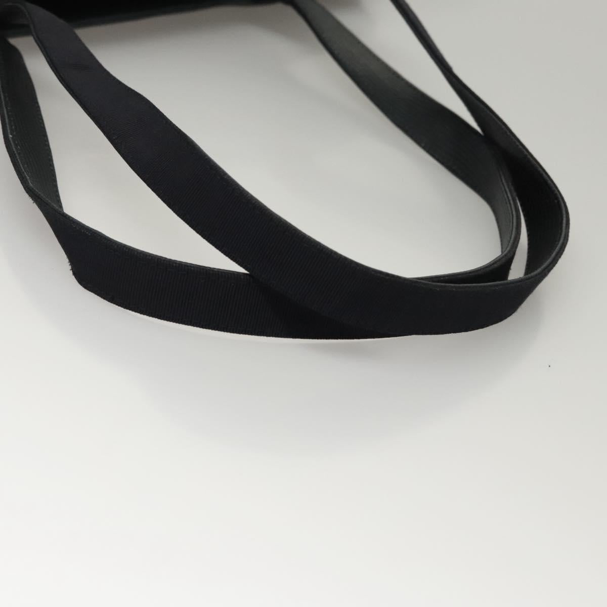 Salvatore Ferragamo Tote Bag Embossed Leather Navy Auth sw161