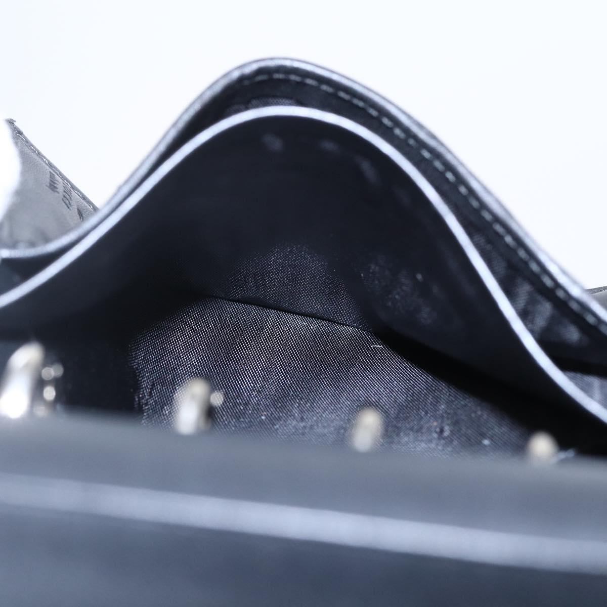 GUCCI Jackie Day Planner Cover Leather Black Silver 29966 1147 Auth sw1611