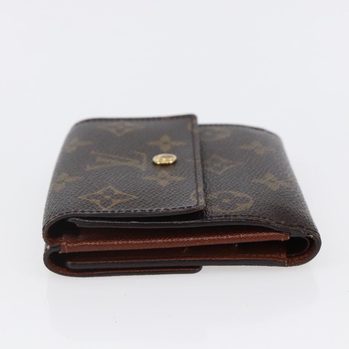 LOUIS VUITTON Monogram Portefeuille Elise Trifold Wallet M61654 LV Auth sw1612