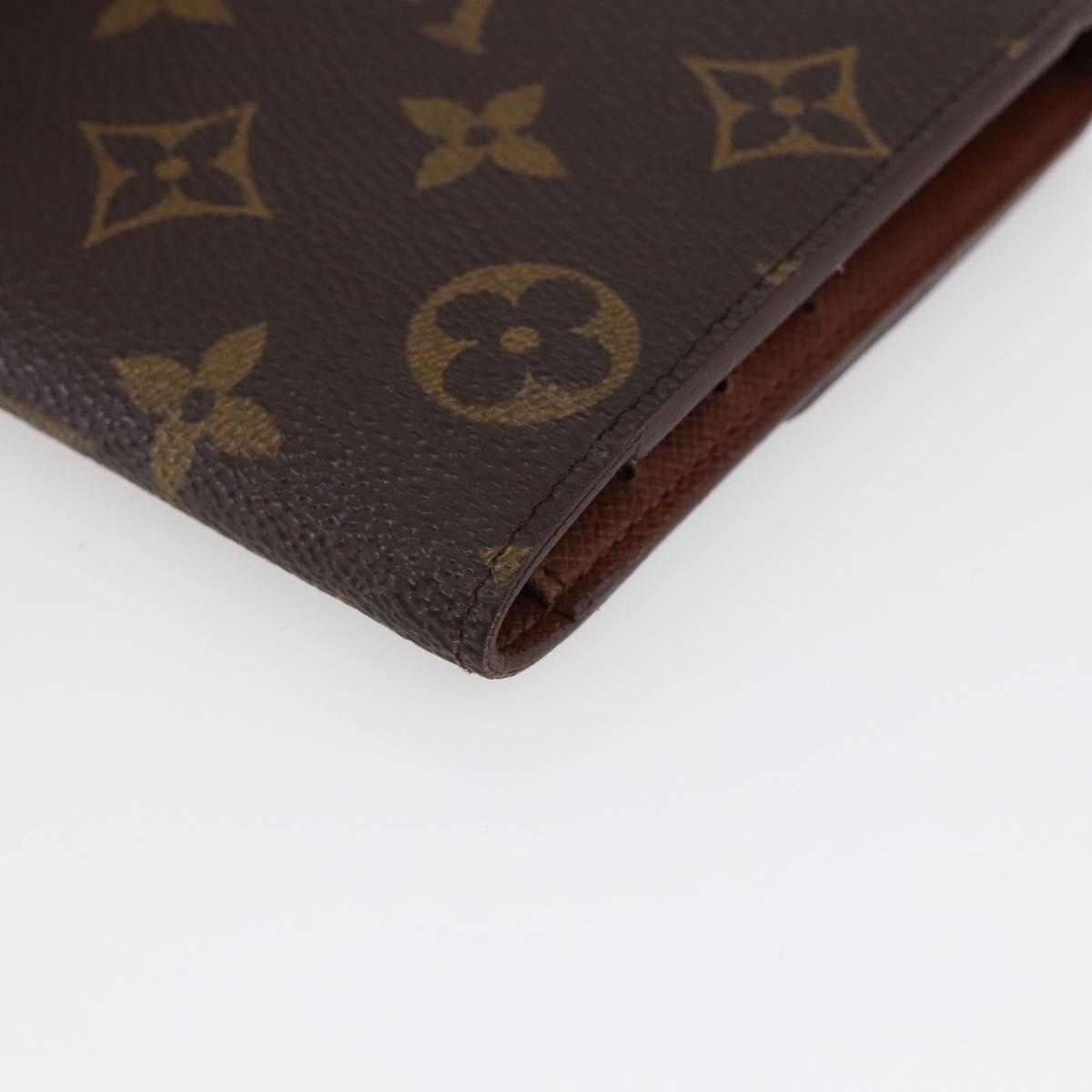 LOUIS VUITTON Monogram Porte Tresol International Wallet M61215 LV Auth sw1613