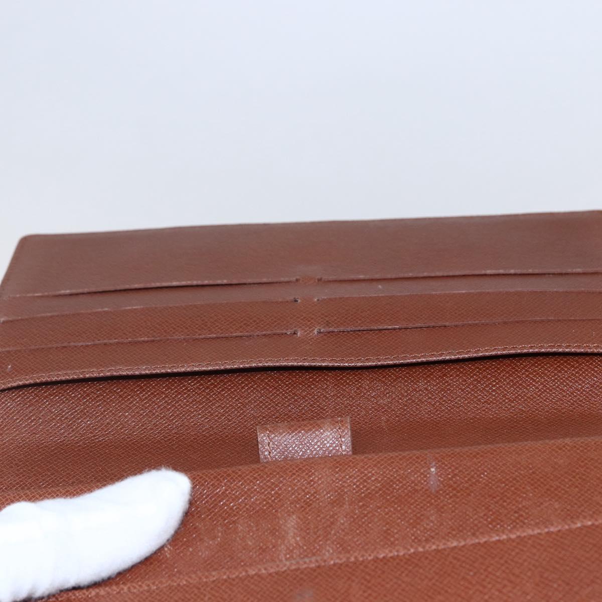 LOUIS VUITTON Monogram Porte Tresol International Wallet M61215 LV Auth sw1613