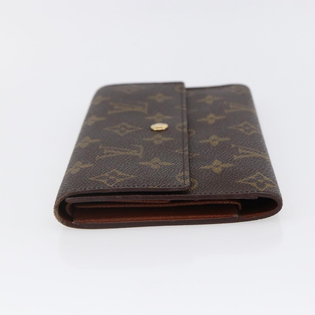 LOUIS VUITTON Monogram Porte Tresol International Wallet M61215 LV Auth sw1613