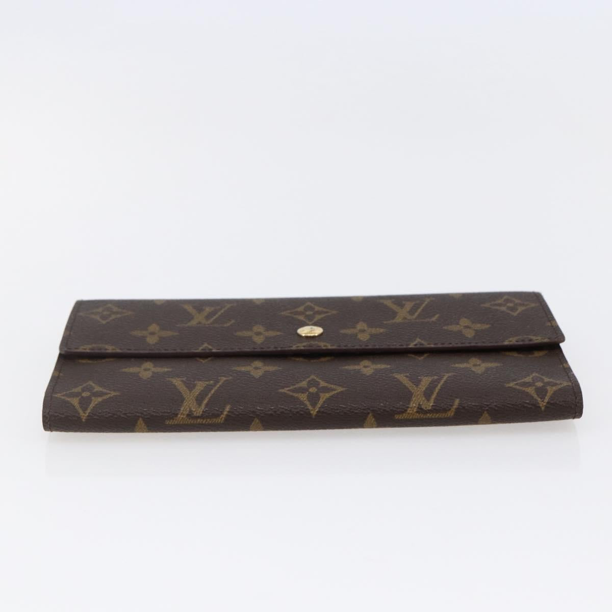LOUIS VUITTON Monogram Porte Tresol International Wallet M61215 LV Auth sw1613