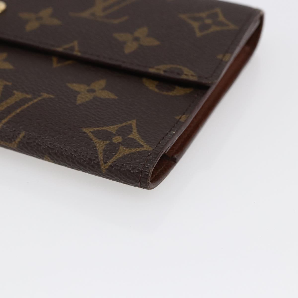 LOUIS VUITTON Monogram Porte Tresol International Wallet M61215 LV Auth sw1613