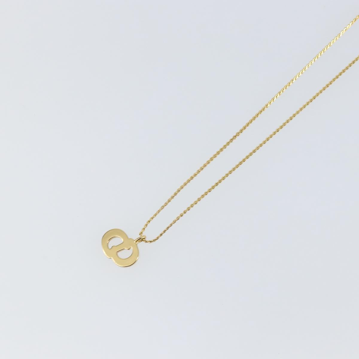 Christian Dior Necklace metal Gold Auth sw1618