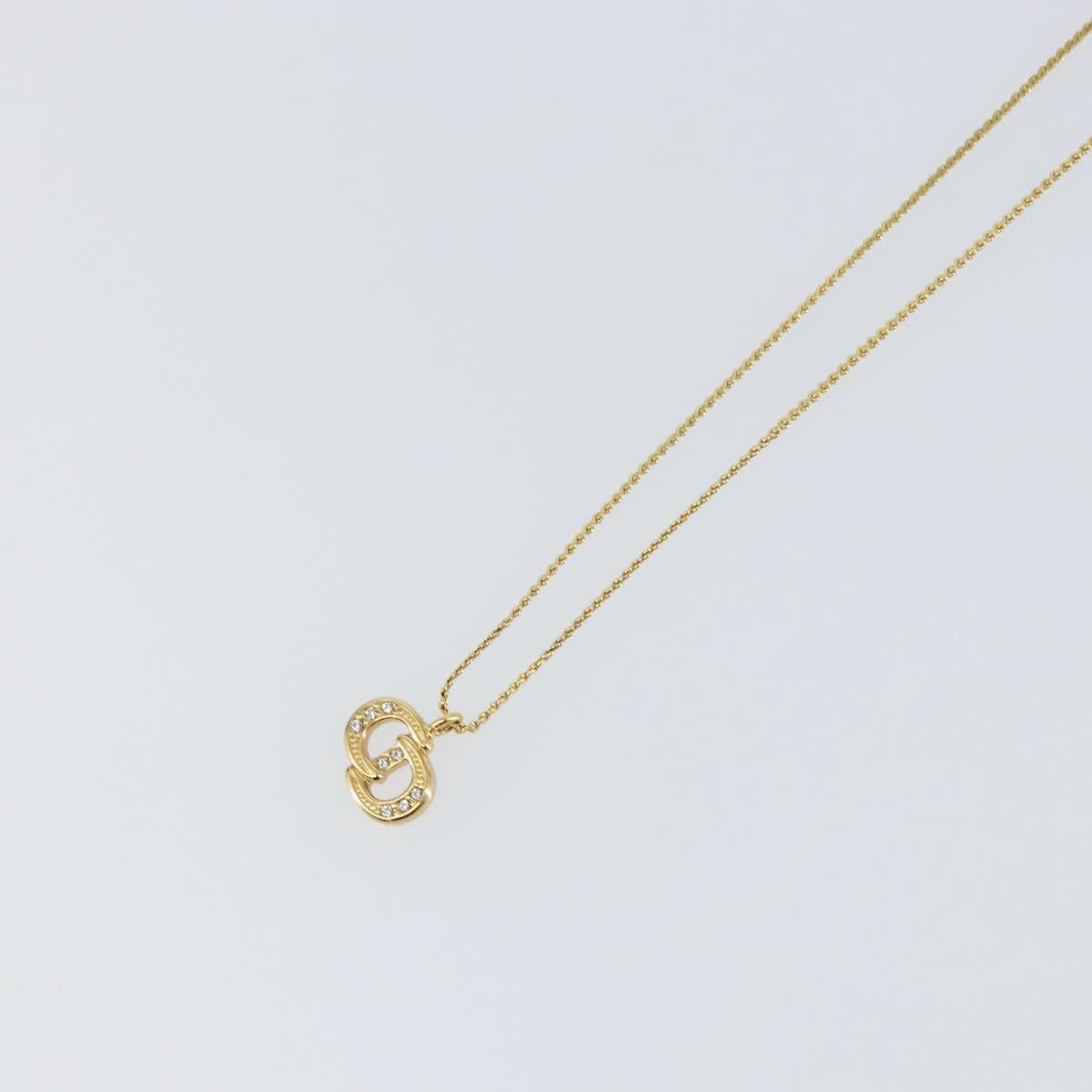 Christian Dior Necklace metal Gold Auth sw1618