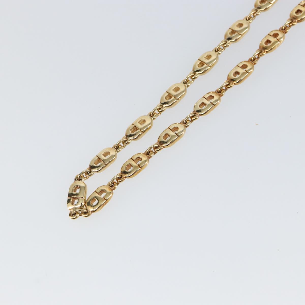 Christian Dior Necklace metal Gold Auth sw1619