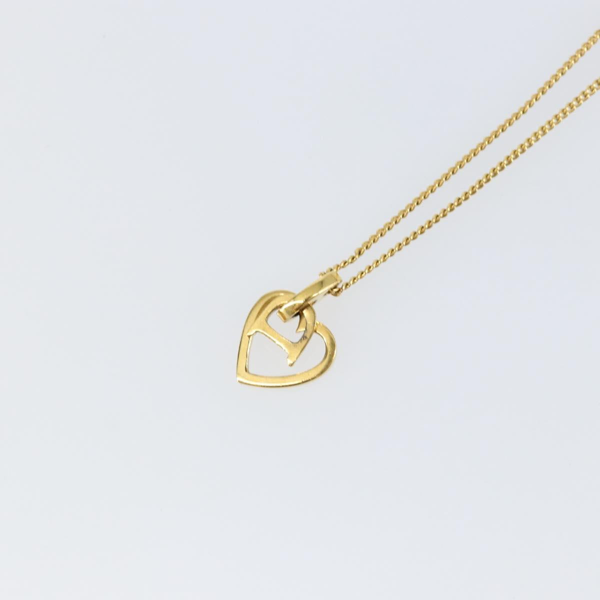 Christian Dior Necklace metal Gold Auth sw1622