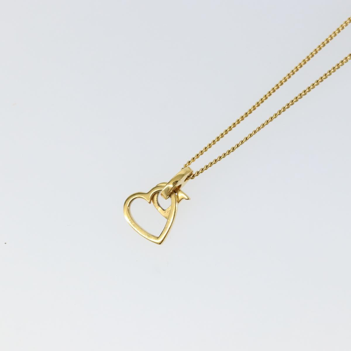 Christian Dior Necklace metal Gold Auth sw1622