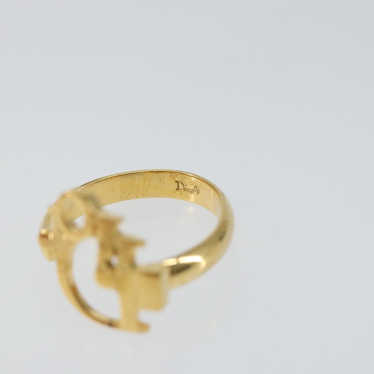 Christian Dior Ring metal Silver Auth sw1630