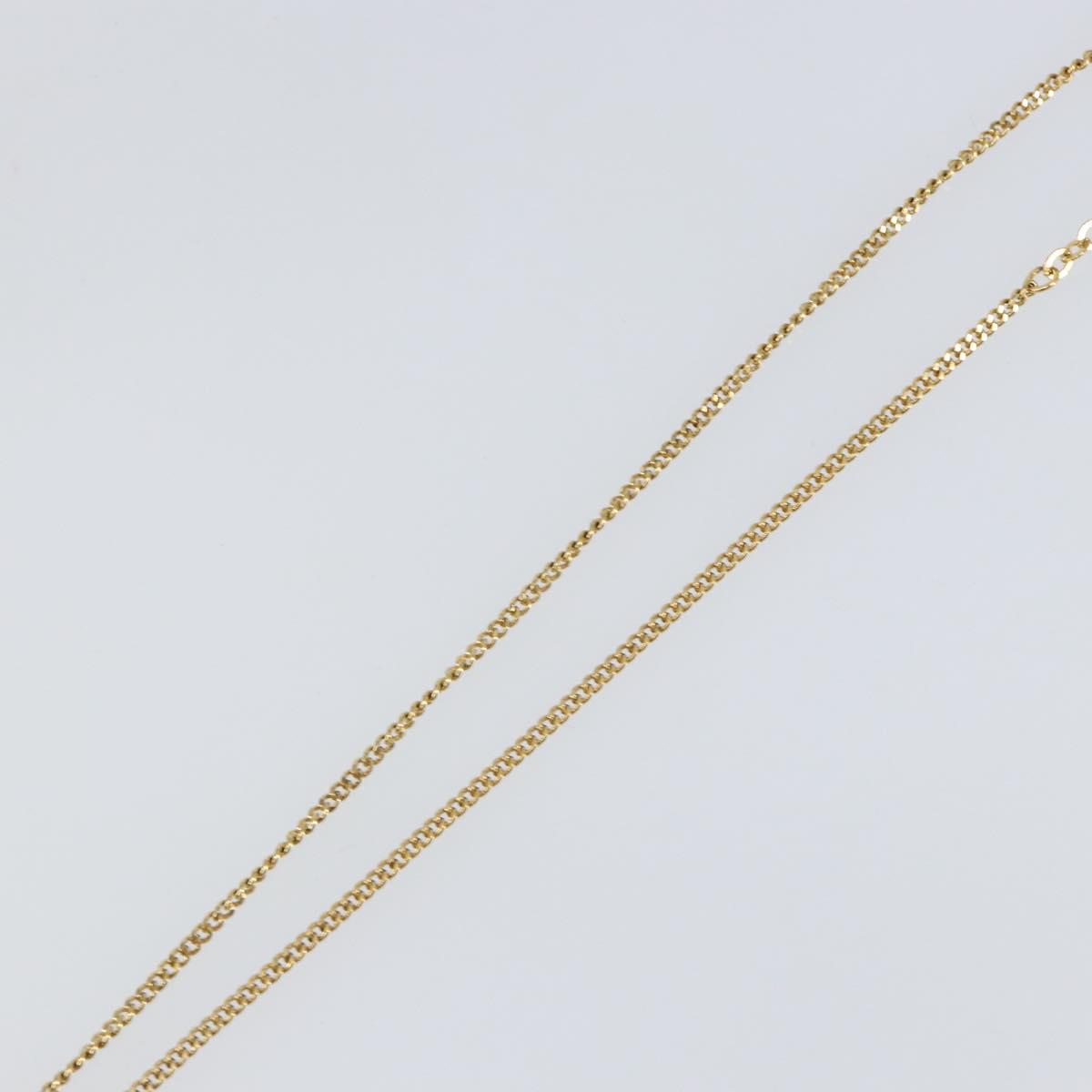 Christian Dior Necklace metal Gold Auth sw1633