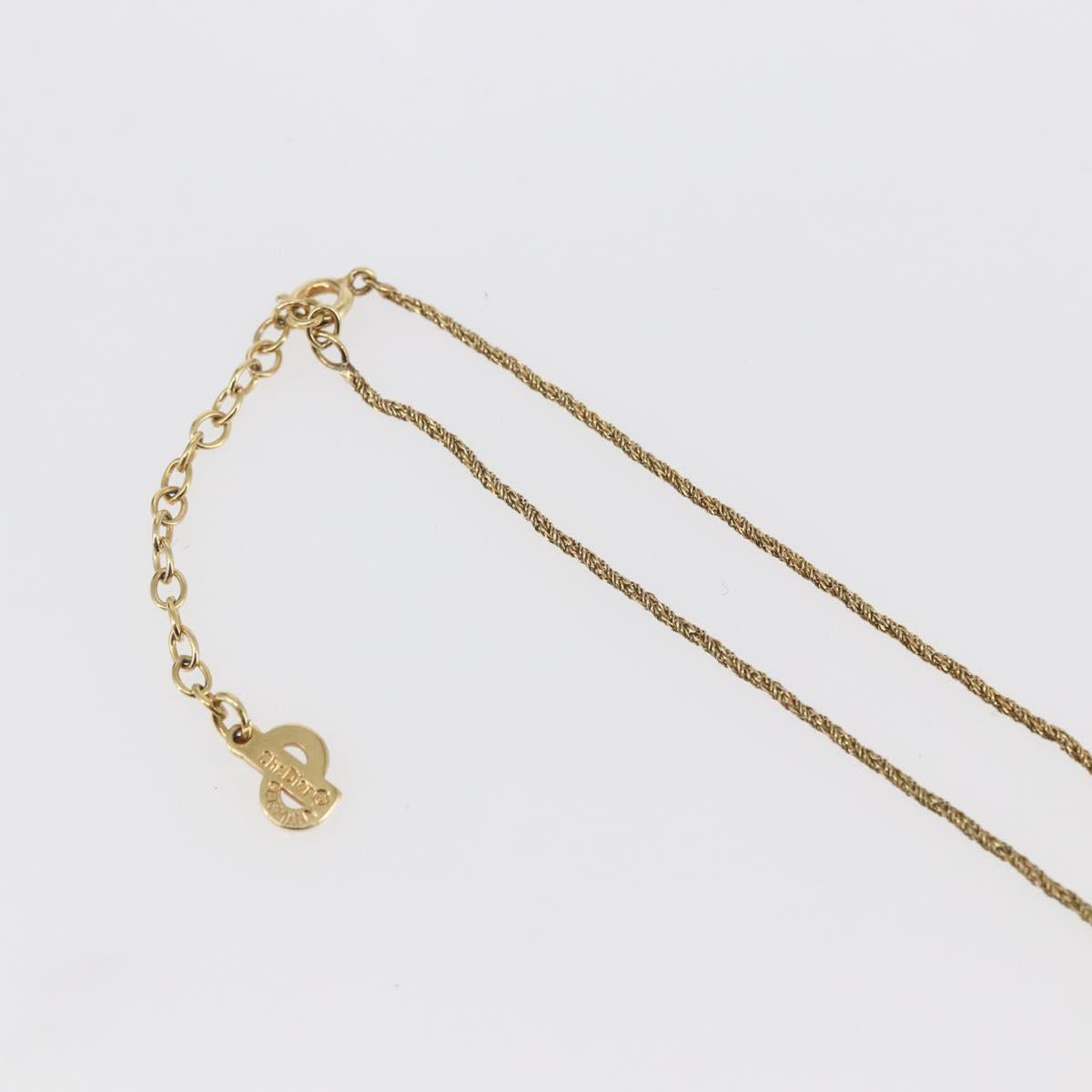 Christian Dior Necklace metal Gold Auth sw1634