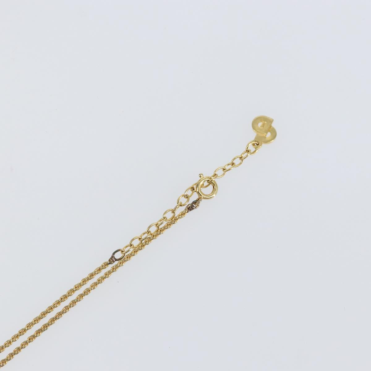 Christian Dior Necklace metal Gold Auth sw1638