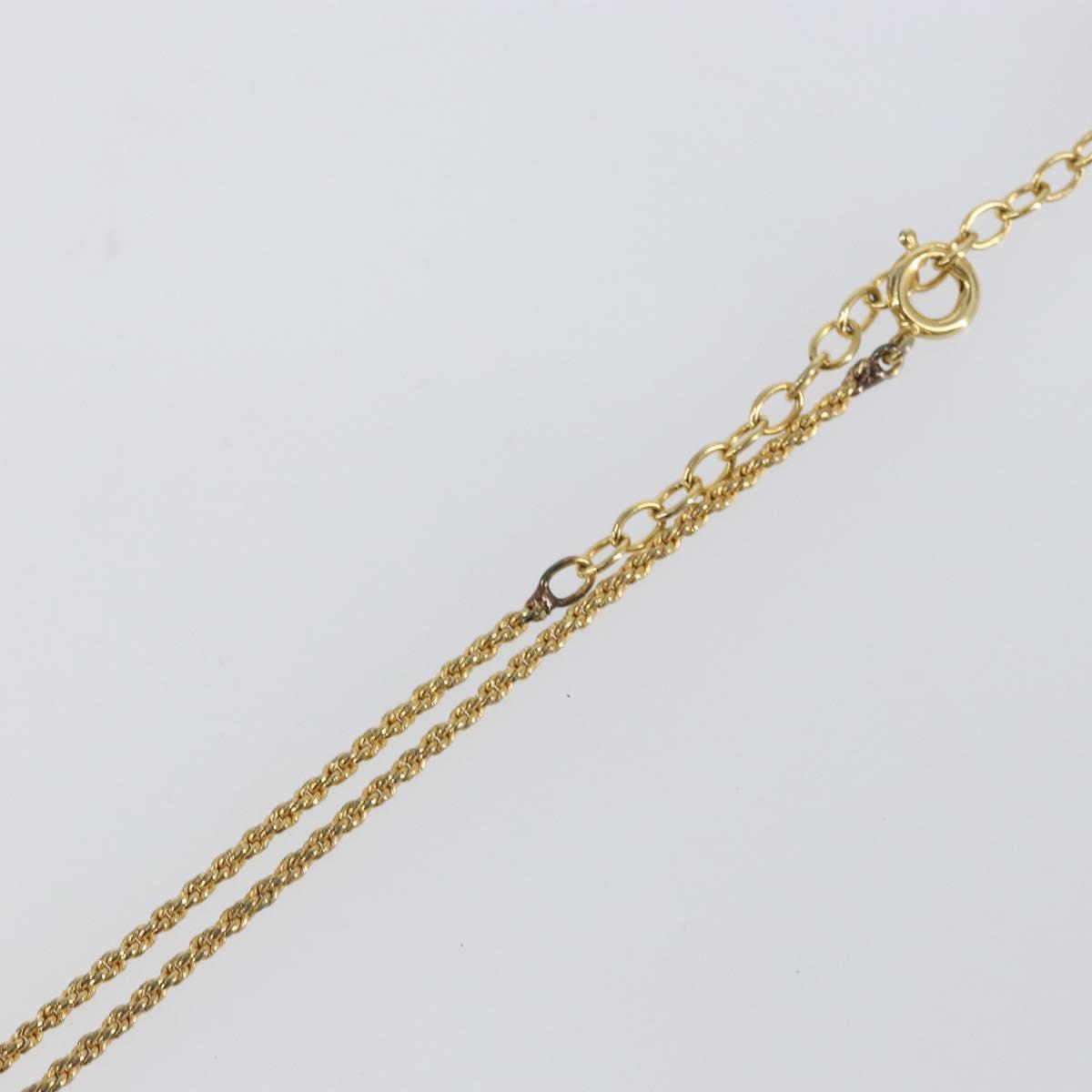 Christian Dior Necklace metal Gold Auth sw1638
