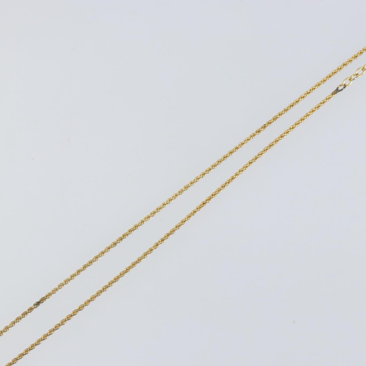 Christian Dior Necklace metal Gold Auth sw1638