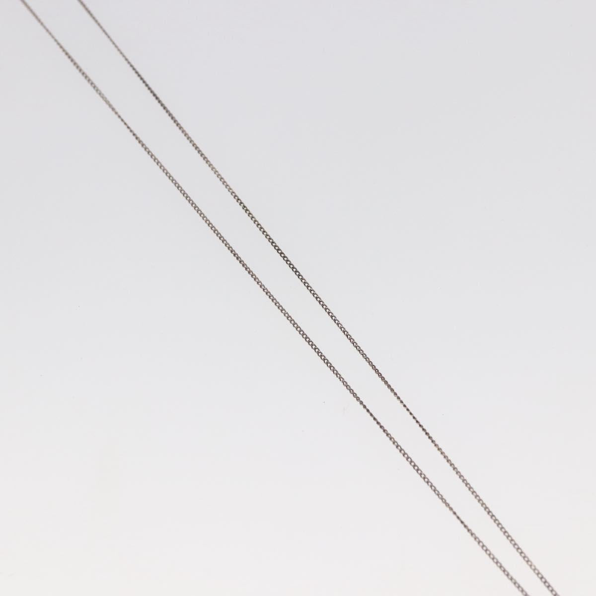 TIFFANY&Co. 18K Yellow Gold Twist Knot Necklace Ag925 Silver Auth SW1642