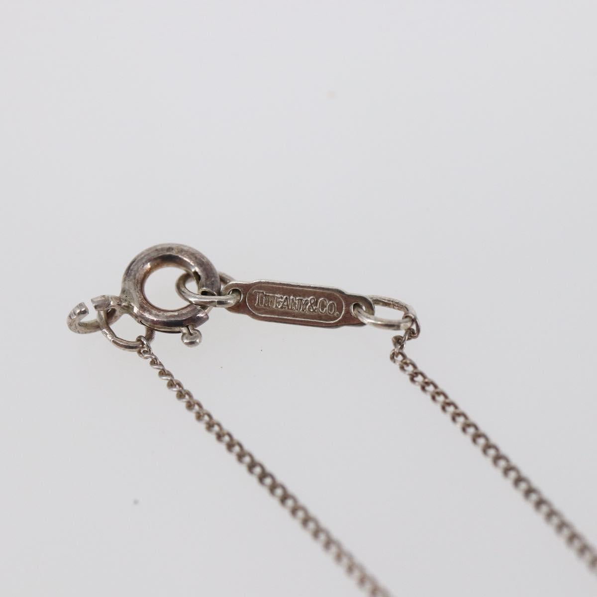 TIFFANY&Co. 18K Yellow Gold Twist Knot Necklace Ag925 Silver Auth SW1642